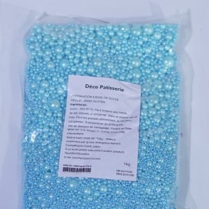 Perles Bleus Déco Patisserie 1kg