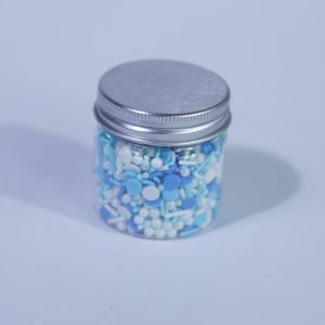 Perle bleu blanc 50G