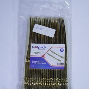 Plastic Gold color Knife