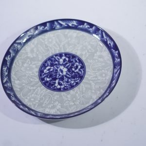 Assiette Avec motifs Bleu