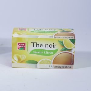 The Noir citron Belle France 25 sachets