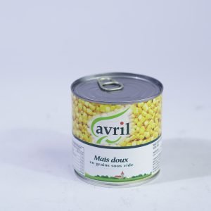 Mais doux en grains sous vide avril