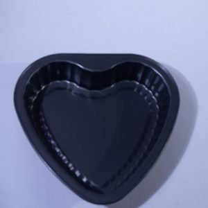 moule forme coeur noir