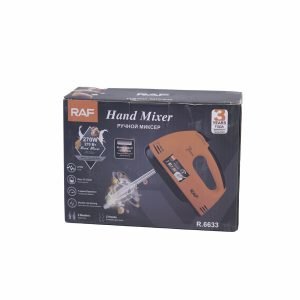 Batteuse electric a Main RAF (Hand Mixer) - 2 Fouets & 2 Crochets