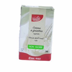 Crème à fouetter Végétale Non Sucrée Vanoise 36% MG (1L)