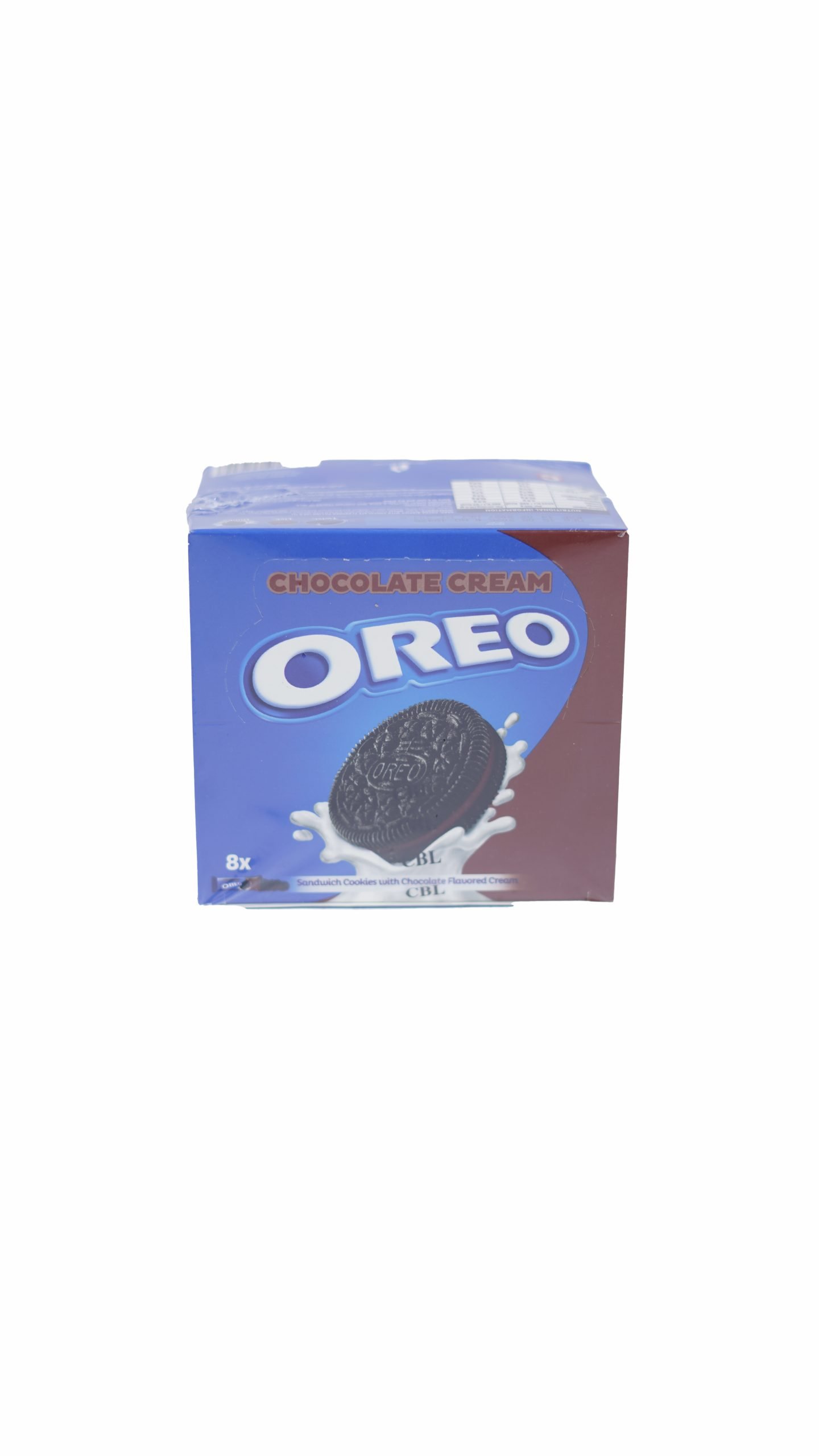 Oreo Chocolate Cream - Biscuit Cacao Fourrage Chocolat (x8) unite