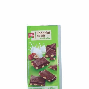 Chocolat au Lait Noisettes Entières Belle France (100g)