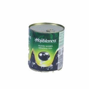 Olives Noires Dénoyautées Hojiblanca - Boîte Alu 800g
