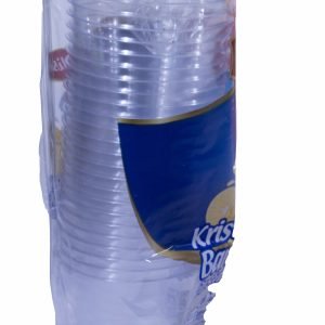 lot goblet cristal 2 pieces transparant