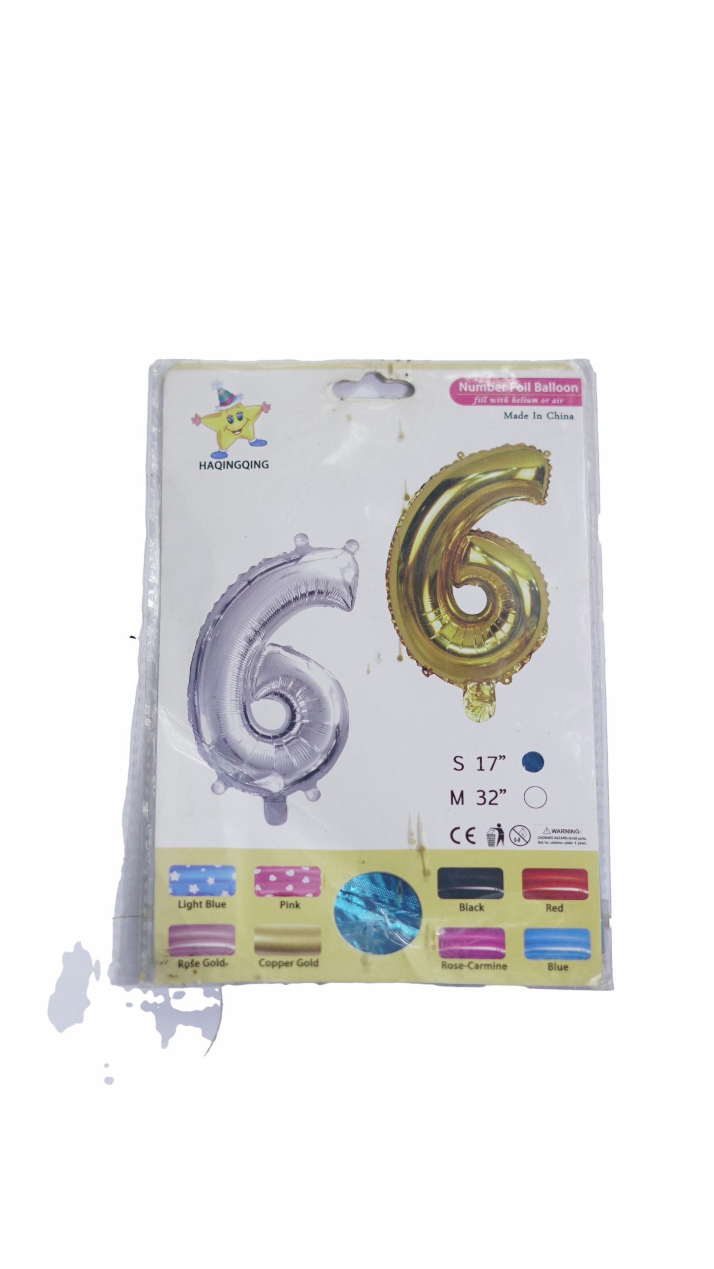 Number foil ballon