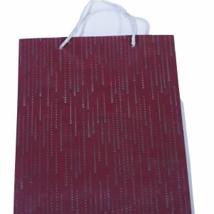 Sac Cadeau Rouge - Finition Éclatante